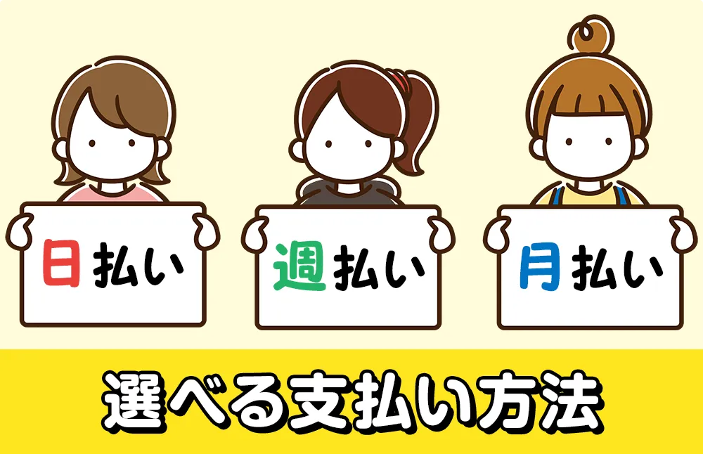 選べるお支払い方法