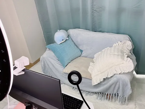 広くて綺麗なシャワールームでリフレッシュ