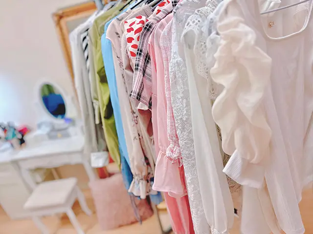 配信用衣装類は全て無料貸出