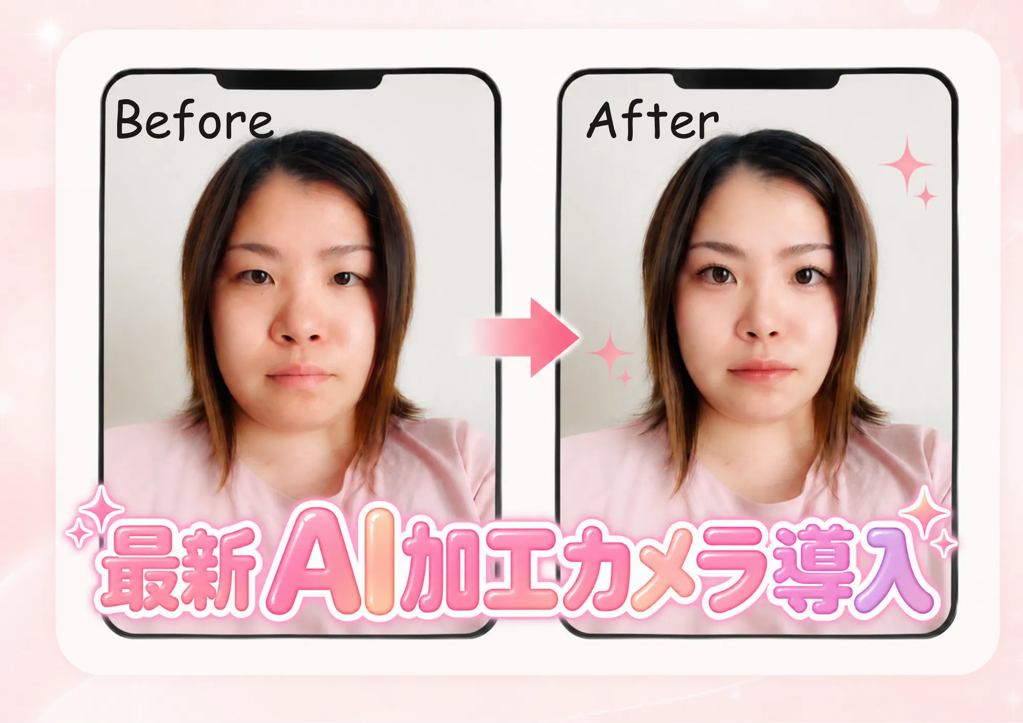 松本店のAI加工カメラ