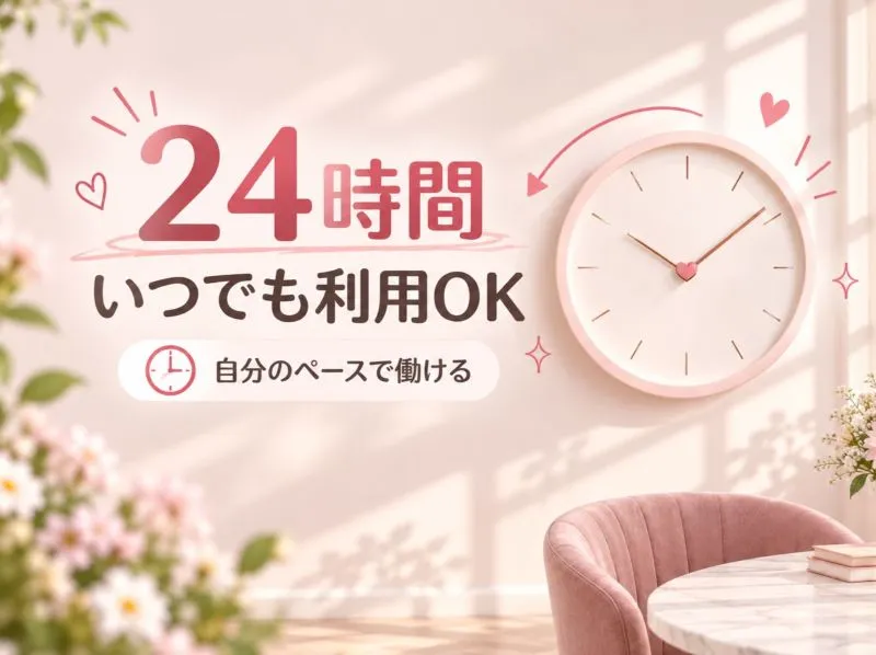 24時間いつでも利用OK